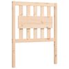 vidaXL Bed Frame without Mattress Small Single Solid Wood Pine