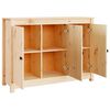 vidaXL Sideboard 100x35x74 cm Solid Wood Pine
