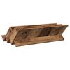 vidaXL Magazine Rack Old Wood 90 x 53 x 28.5 cm Engineered Wood