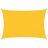 vidaXL Sunshade Sail 160 g/m&sup2; Yellow 2.5x3.5 m HDPE