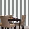 DUTCH WALLCOVERINGS Wallpaper Stripes Grey and White 7358-0