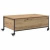 vidaXL Coffee Table Artisan Oak 91 x 55 x 32 cm Engineered Wood