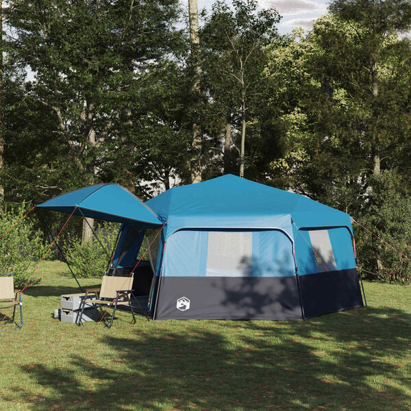 vidaXL Instant Tent Folding ALTA Blue 458 x 458 x 230 cm Steel