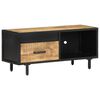 vidaXL TV Cabinet 90x30x40 cm Rough Mango Wood