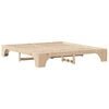 vidaXL Bed Frame Natural 180 x 200 cm Solid Pine Wood