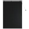 vidaXL Venetian Blind Black 105 x 160 cm 35 mm Solid Paulownia Wood