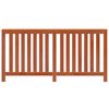 vidaXL Radiator Cover Wax Brown 169x19x84 cm Solid Wood Pine
