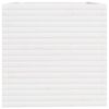 vidaXL Garden Planter White 70x70x72.5 cm Solid Wood Pine
