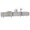 vidaXL TV Cabinet Concrete Grey 150x36x30 cm Engineered Wood