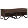 vidaXL TV Cabinet Brown Oak 122x34x41 cm Engineered Wood