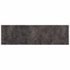 vidaXL Kitchen Rug Black Concrete 150 x 45 cm 100% Polyamide Washable