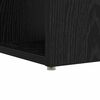 vidaXL Desk with Shelf Black Oak 108 x 55 x 103.5 cm Engineered Wood