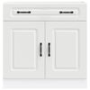 vidaXL Kitchen Base Cabinet Kalmar White Engineered Wood