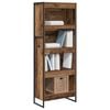 vidaXL Book Cabinet Old Wood 60 x 30 x 155 cm Engineered Wood