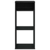vidaXL Book Cabinet Black 34x31x80 cm Engineered Wood