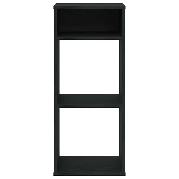 vidaXL Book Cabinet Black 34x31x80 cm Engineered Wood