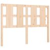 vidaXL Bed Frame without Mattress Double Solid Wood Pine