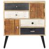 vidaXL Sideboard 70x30x78 cm Solid Mango Wood