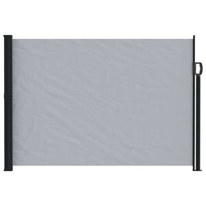 vidaXL Retractable Side Awning Grey 500 x 120 cm Polyester