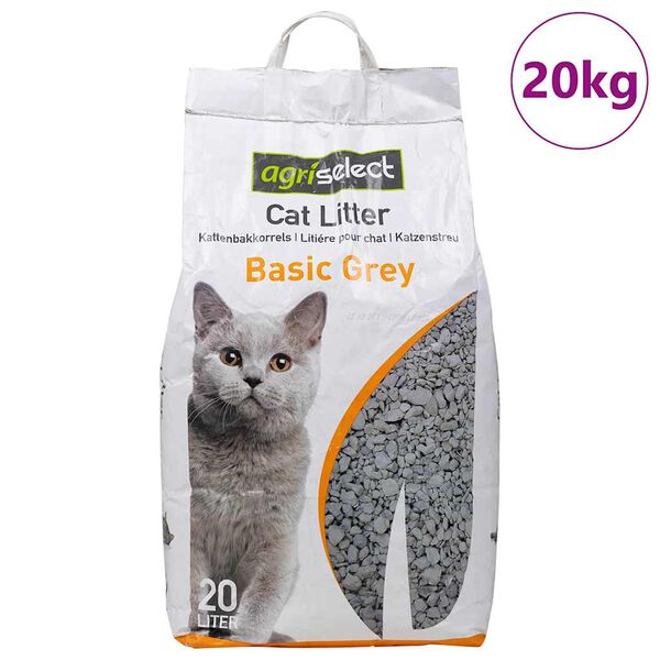 vidaXL Cat Litter with Baby Powder Fragrance Bentonite 20L