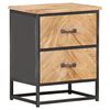 vidaXL Bedside Cabinet 40x30x50 cm Solid Acacia Wood