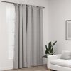 vidaXL Linen-Look Blackout Curtain with Hooks Grey 290x245 cm