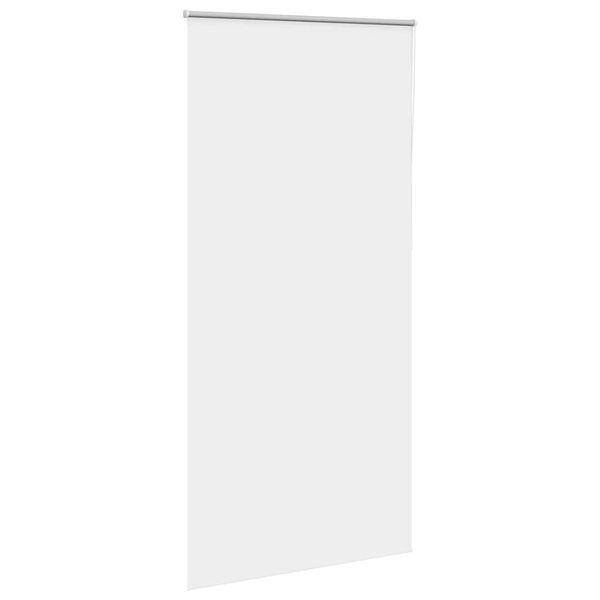 vidaXL Roller Blind Blackout White 100x230 cm Fabric Width 95.7 cm Polyester