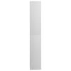 vidaXL Bathroom Cabinet High Gloss White 30x30x183.5 cm Engineered Wood