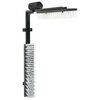 vidaXL Cattle Brushes Adjustable Black and White 84 x 10 x 91 cm PVC