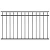 vidaXL Fence Panel Assen Steel 1.7x0.8 m Black