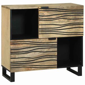 vidaXL Sideboard Brown 80 x 33 x 75 cm Solid mango wood