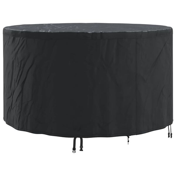 vidaXL Outdoor Furniture Cover Black 157 x 157 x 71 cm 210D fabric