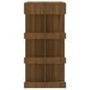 vidaXL Bar Table with Storage Rack Brown Oak 100x50x101.5cm Engineered Wood