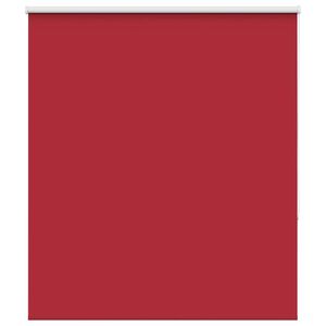 vidaXL Roller Blind Blackout Red 125x150 cm Fabric Width 121.6 cm Polyester