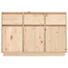 vidaXL Sideboard 110x34x75 cm Solid Wood Pine