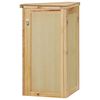 vidaXL Wall-mounted Corner Cabinet 45x28x60 cm Solid Oak Wood