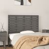 vidaXL Wall Headboard Grey 106x3x63 cm Solid Wood Pine