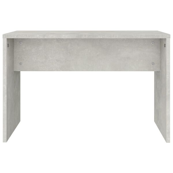 vidaXL Dressing Stool Concrete Grey 70x35x45 cm Engineered Wood