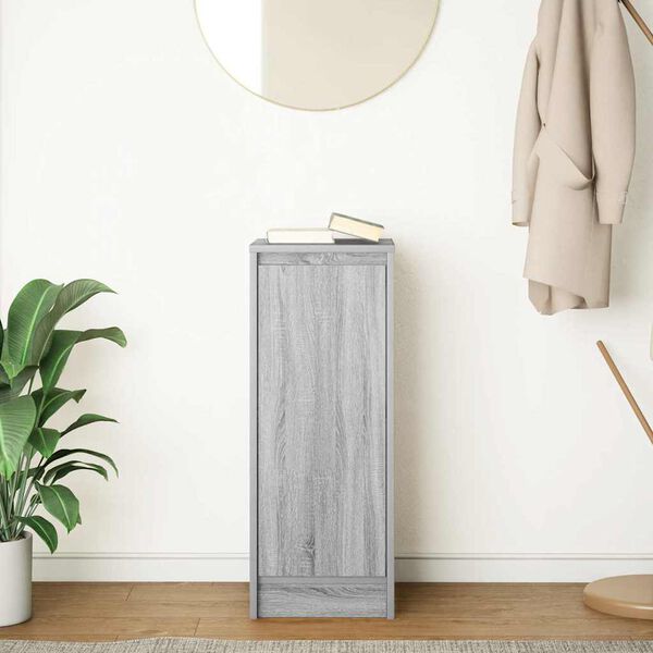 vidaXL Sideboard Grey Sonoma 29.5x34x76 cm Engineered Wood