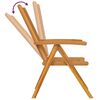 vidaXL Garden Chair 4 pcs Brown 57 x 72 x 109 cm Solid Acacia Wood