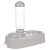 FLAMINGO Feeding Bowl with Water Dispenser 850 ml Grey
