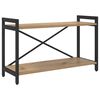vidaXL Bookshelf 80 x 30 x 50 cm Engineered Wood Artisan Oak