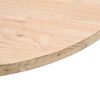 vidaXL Table Top Round &Oslash;80x3 cm Solid Wood Pine