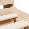vidaXL Bookcase Bed without Mattress 150x200cm King Size Solid Wood Pine