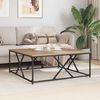 vidaXL Coffee Table Artisan Oak 100 x 100 x 40 cm Engineered Wood