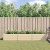 vidaXL Planter Ivory 290 x 100 x 45 cm Galvanised Steel