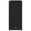 vidaXL Garden Storage Cabinet Black 105x55x113 cm Poly Rattan