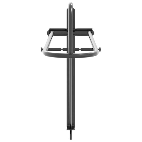 vidaXL Foldable Saddle Rack Wall Mounted Black Iron