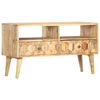 vidaXL TV Cabinet 90x30x50 cm Solid Mango Wood