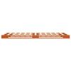 vidaXL Pallet Bed without Mattress Wax Brown 90x200 cm Solid Wood Pine